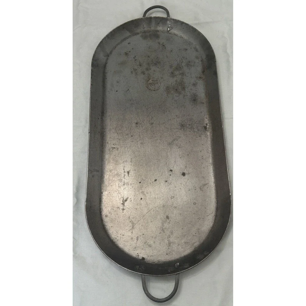 Vintage Mexican Cast Aluminum Comal Griddle